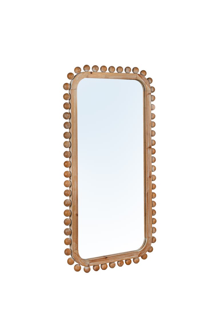 Firwood Boho-Southwestern Rectangular Wall Mirror, Natural, Main, color, Natural
