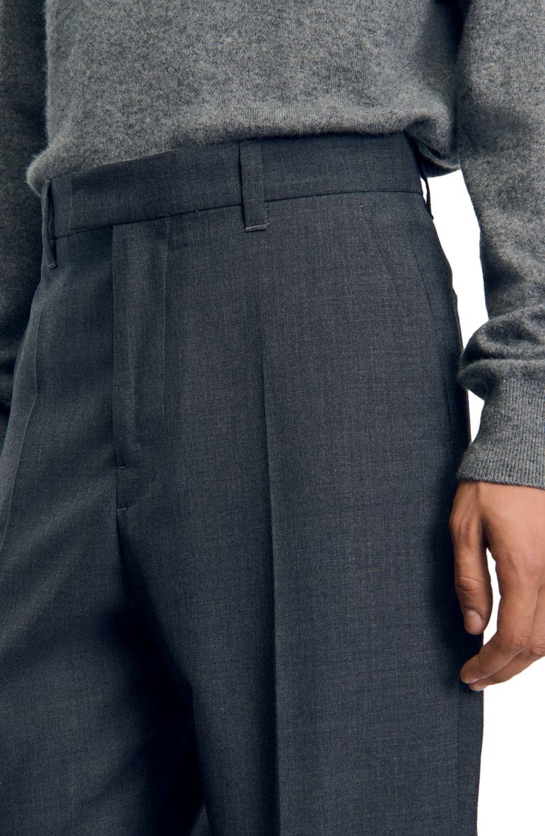 SANDRO Wide-leg trousers, Alternate, color, 