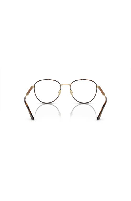 Giorgio Armani 52mm Phantos Optical Glasses In Brown