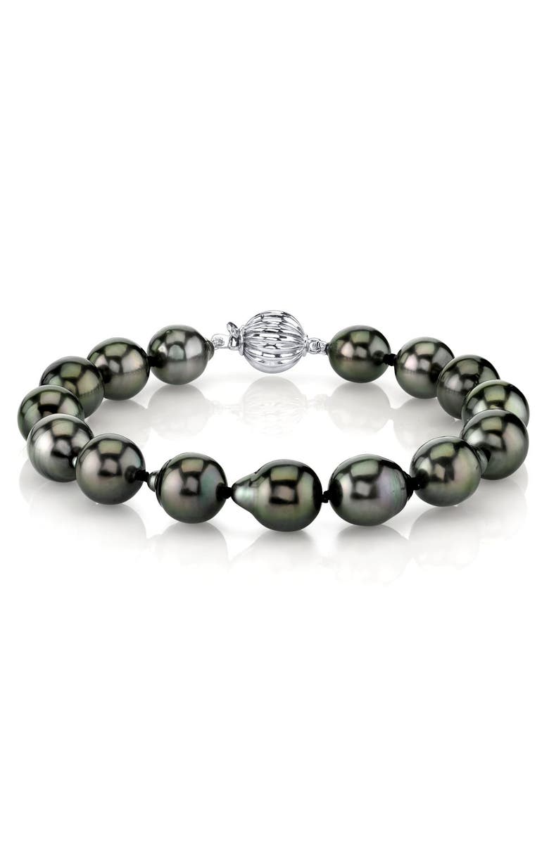 The Pearl Source Tahitian South Sea Bracelet, Main, color, Silver - Gabriella Clasp