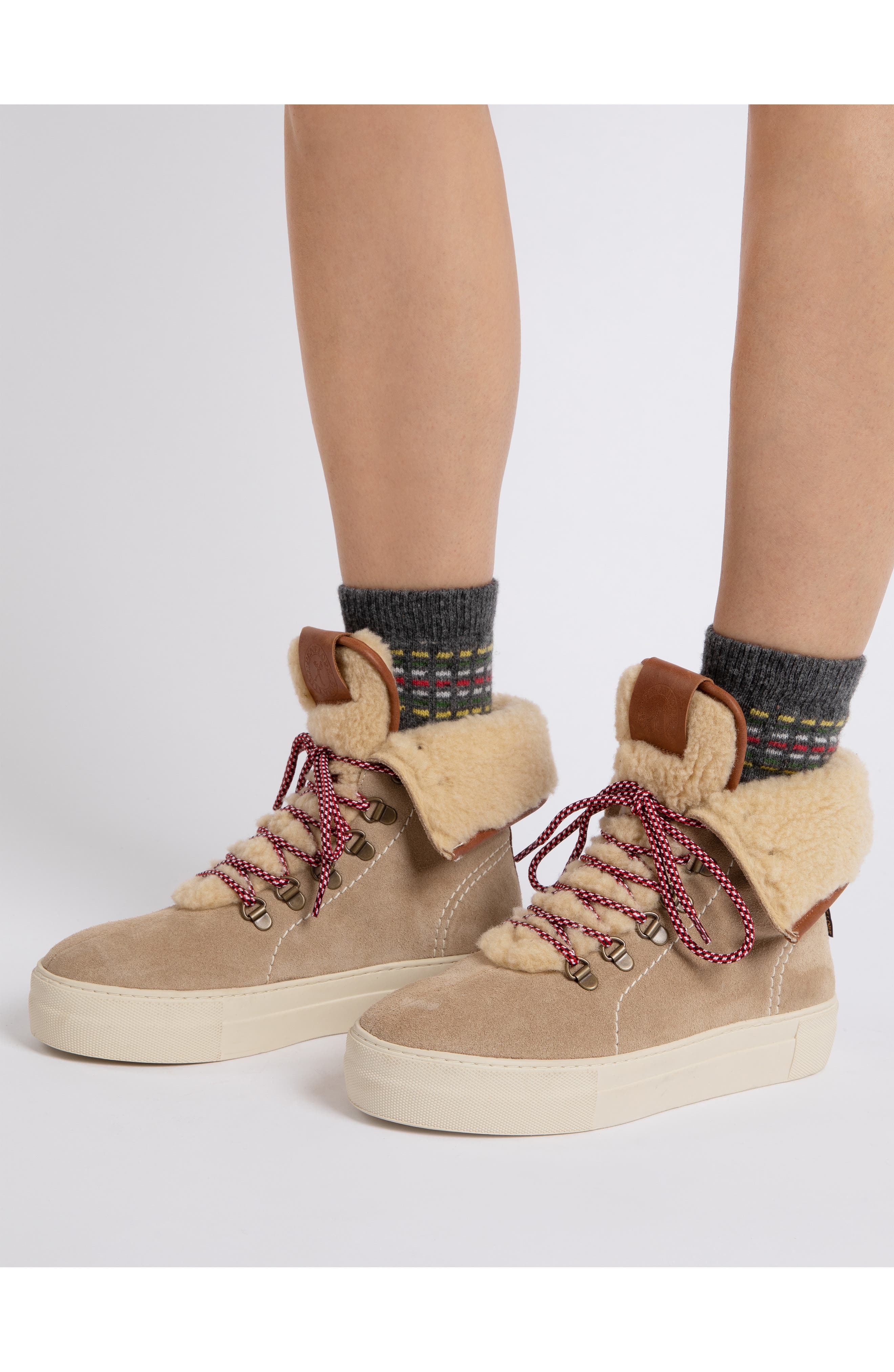 Penelope Chilvers Phoenix Wool Bootie, Alternate, color, 202 Sand