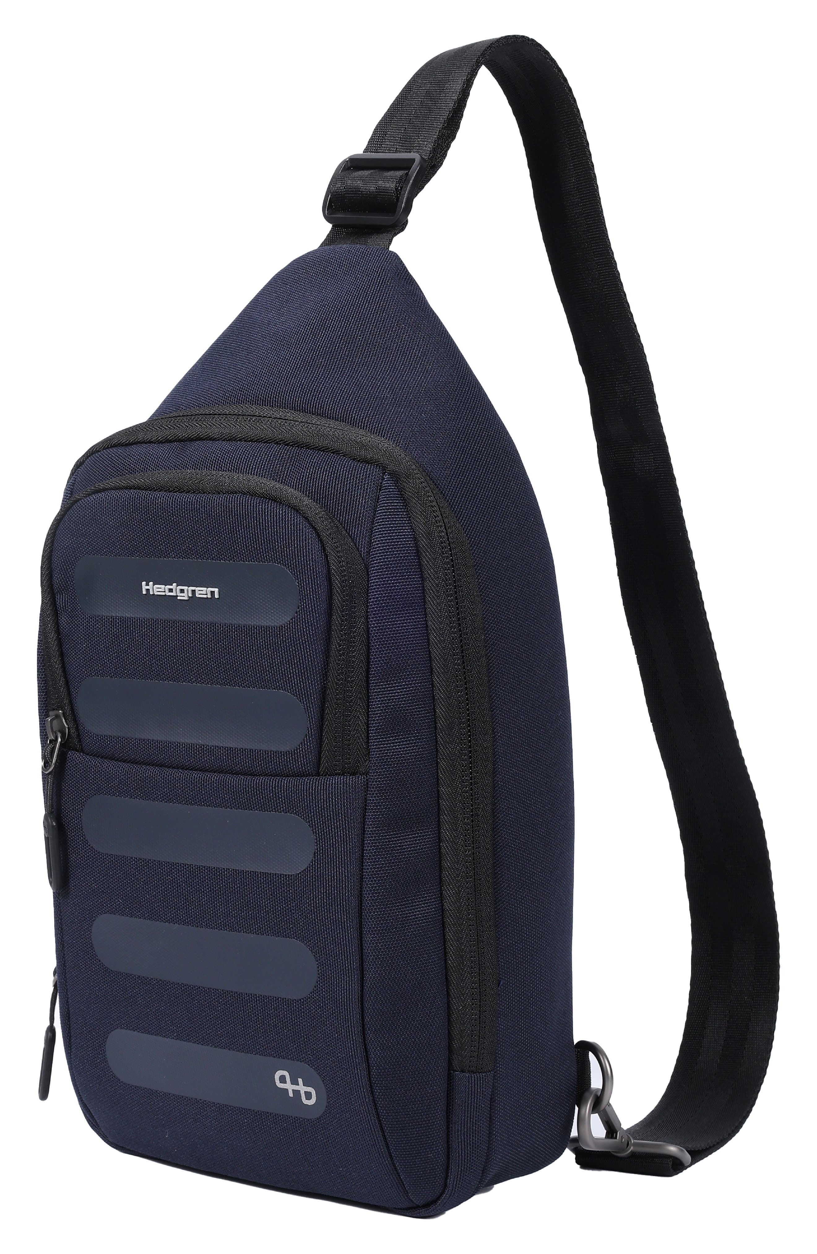 Sling Bag with RFID-Blocking Pocket, Alternate, color, PEACOAT BLUE