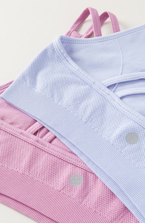 Zella Girl Kids' Assorted 2-pack Strappy Seamless Bras In Multi