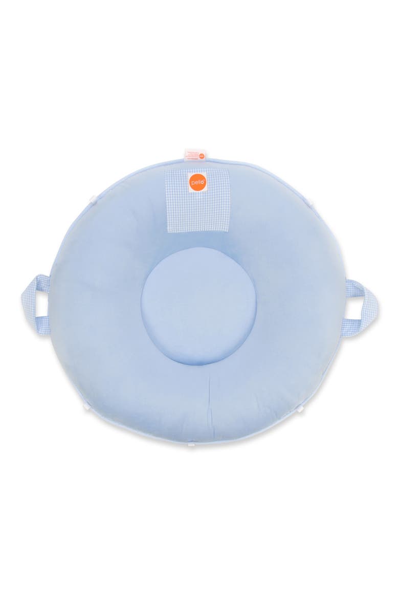 Luxe Portable Floor Pillow, Alternate, color, TOMMY/ DUSTY BLUE