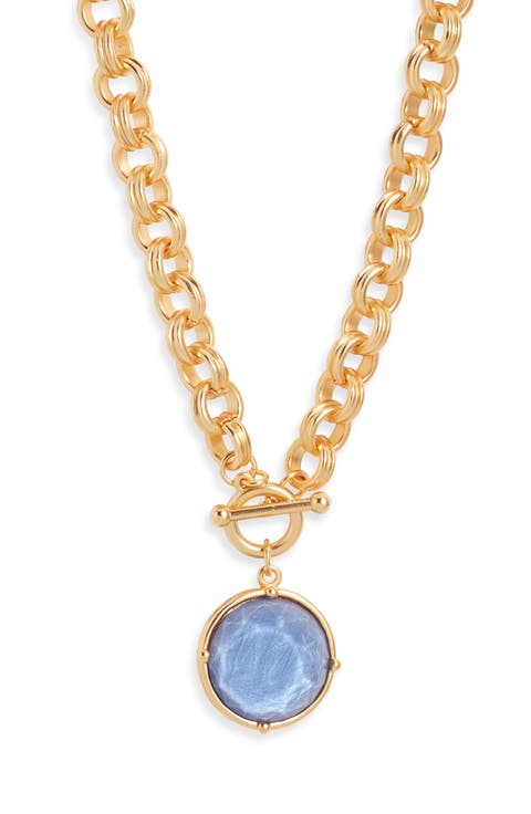 Cabochon Pendant Necklace