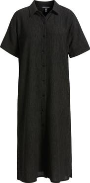 Eileen Fisher Crinkle Shirtdress