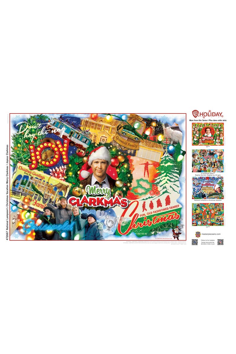 Merry Clarkmas 1000 Piece Puzzle, Alternate, color, Multicolor