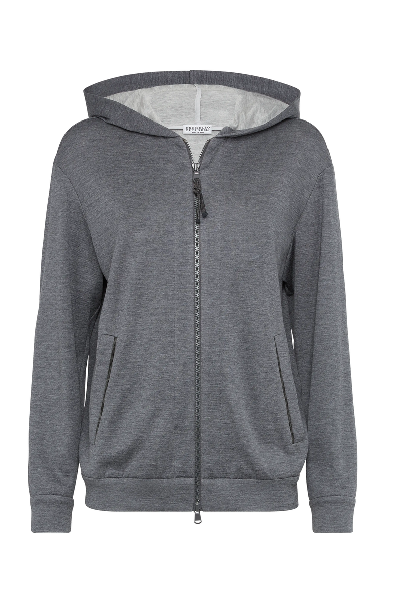 Brunello Cucinelli Sweatshirt with monili, Main, color, 