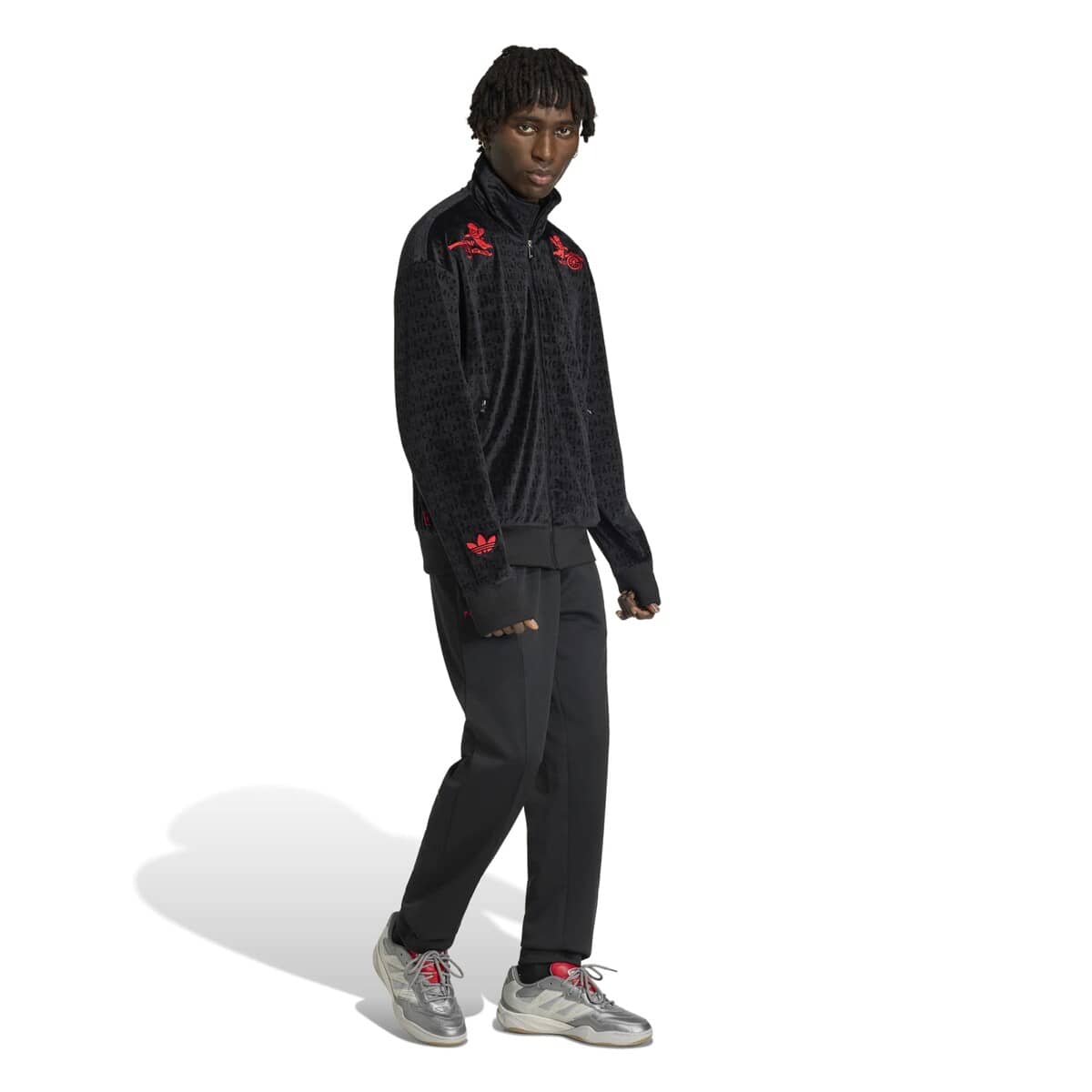 Men's adidas Black Arsenal x Places+Faces Full-Zip Track Top (Men