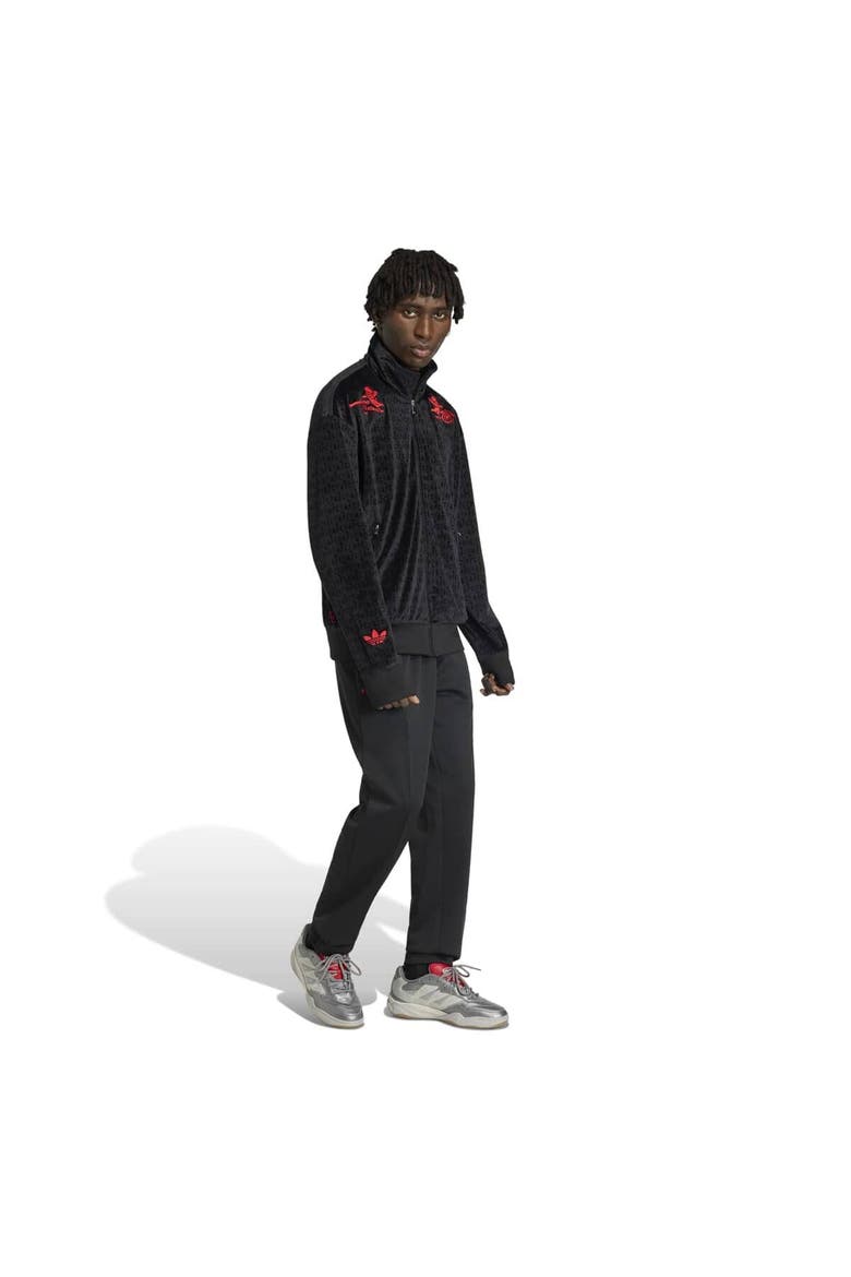 Men's adidas  Black Arsenal x Places+Faces Full-Zip Track Top, Alternate, color, Black