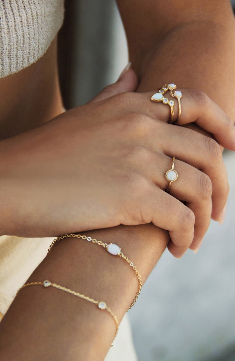 Ettika Set of 2 Bracelets, Alternate, color, Gold