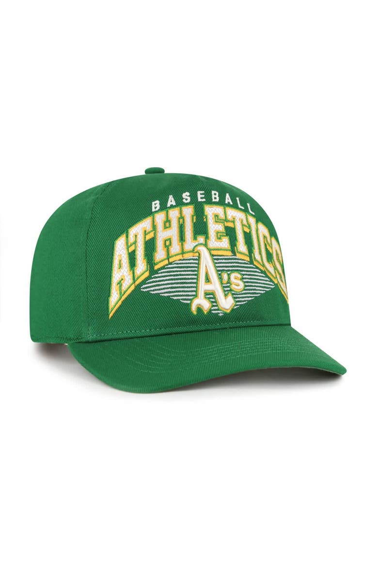 Men's '47 Kelly Green Athletics Pomona Hitch Adjustable Hat, Alternate, color, Kelly Green