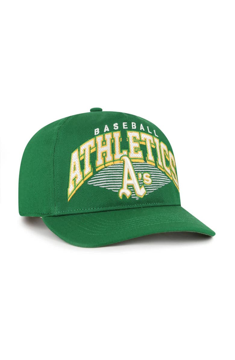'47 Men's '47 Kelly Green Athletics Pomona Hitch Adjustable Hat, Alternate, color, Kelly Green