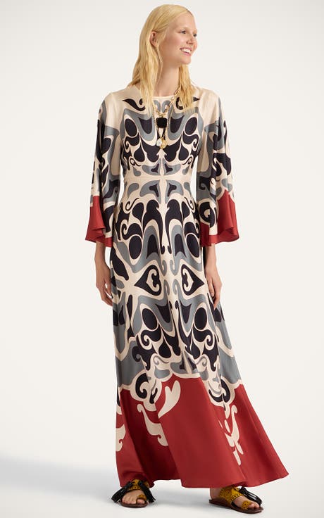 Long Sorella Dress Phoenix Placée Ivory