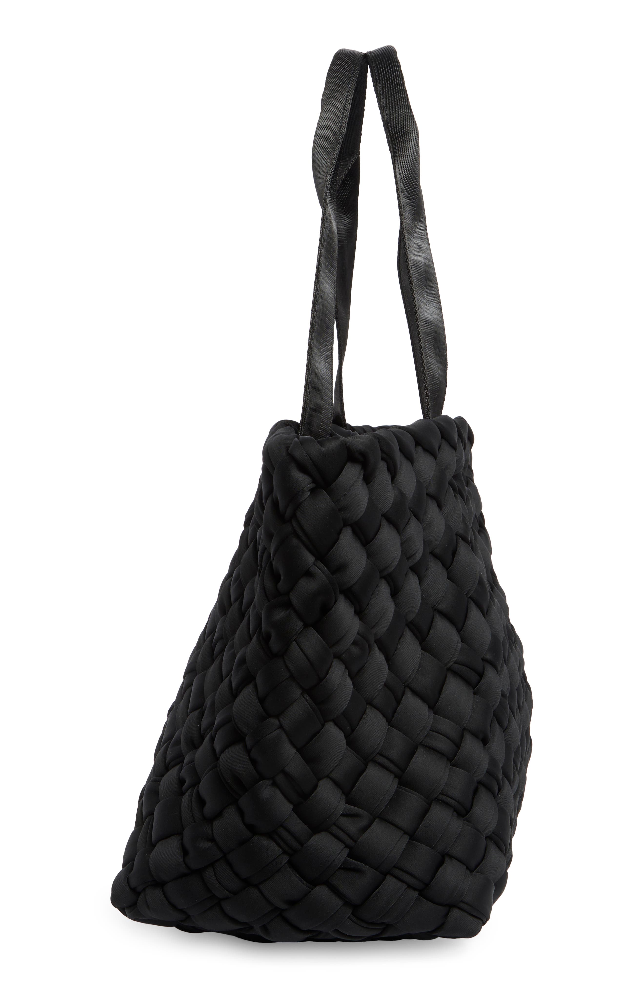 BCBG Woven Tote Bag, Alternate, color, 