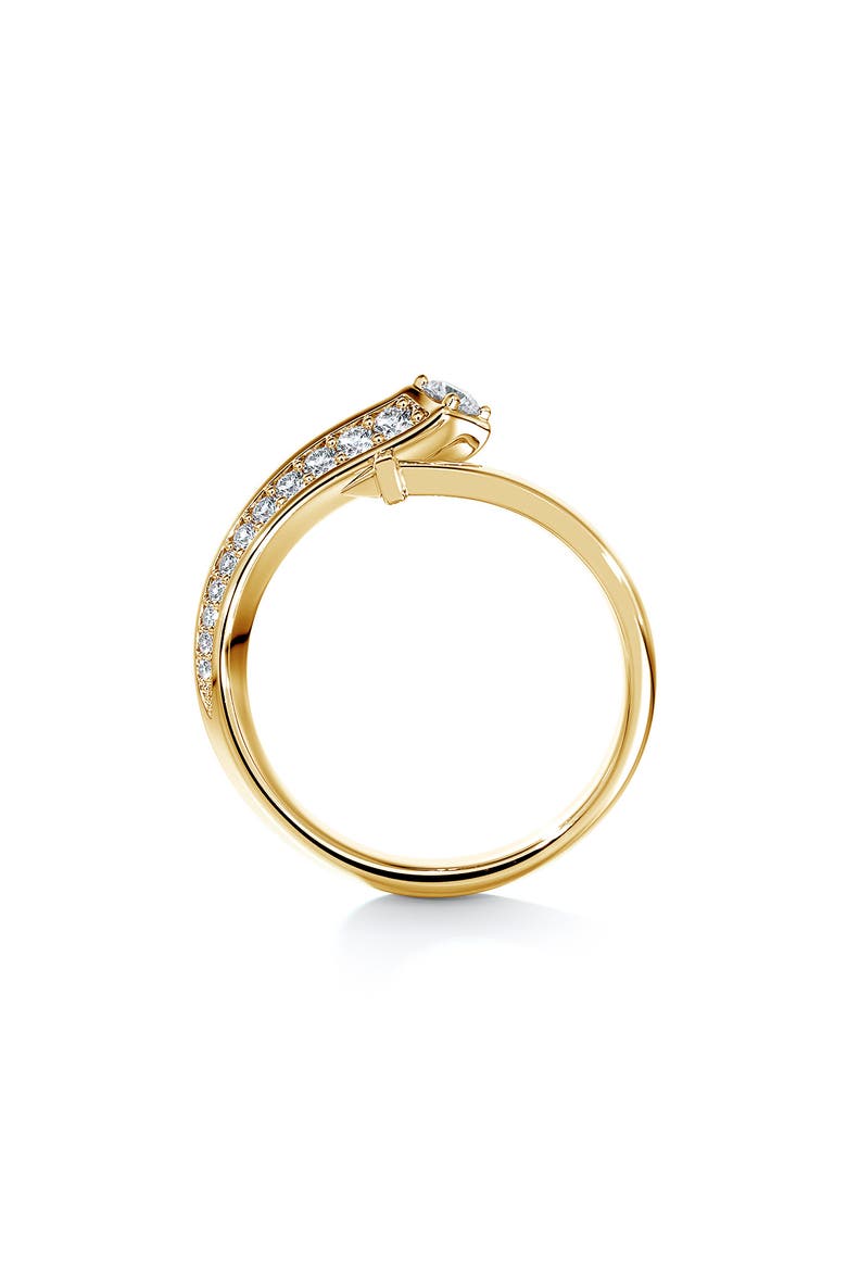 Avaanti™ Pavé Diamond Ring, Alternate, color, YELLOW GOLD