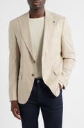 BOSS Hutson Slim Fit Stretch Wool Blend Sport Coat