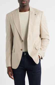 BOSS Hutson Slim Fit Stretch Wool Blend Sport Coat