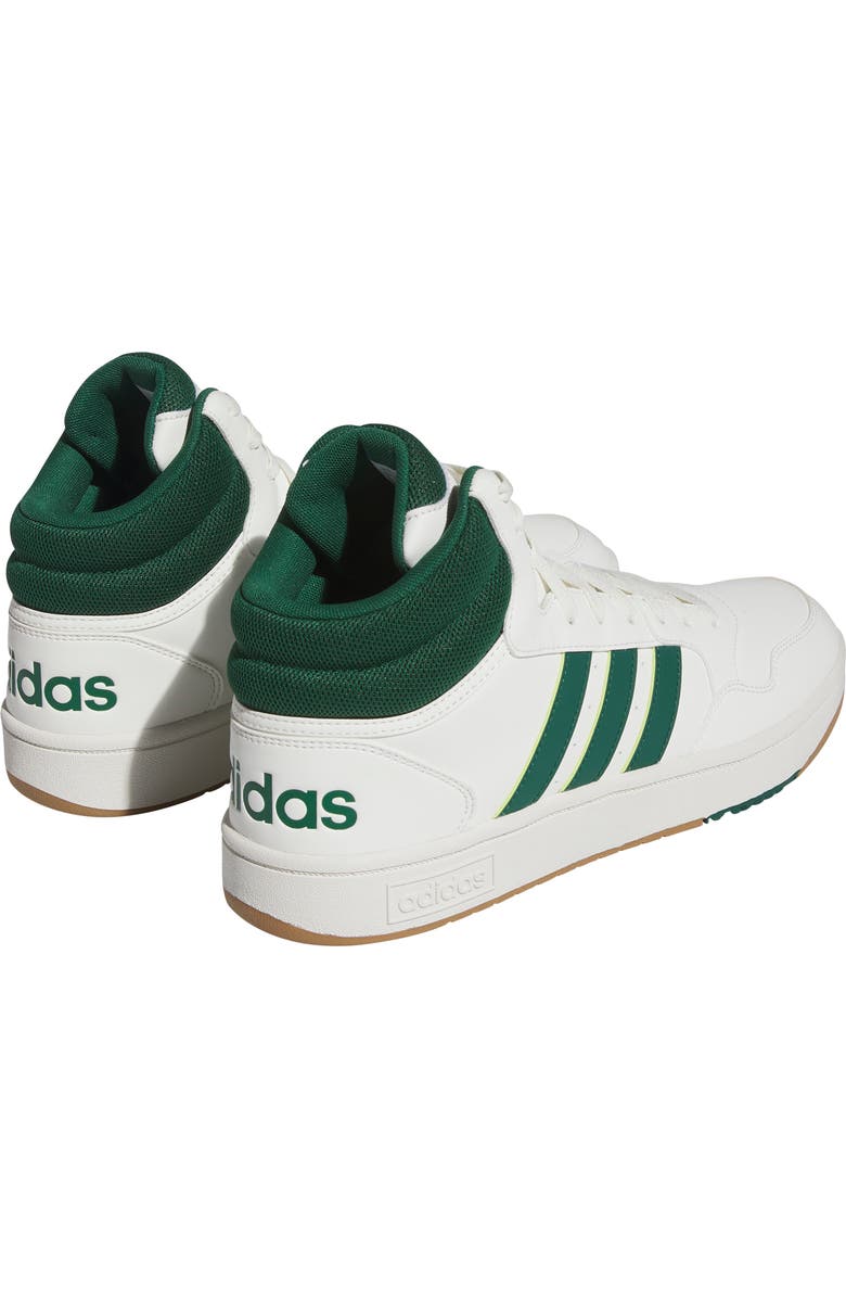adidas Mid Basketball Sneaker, Alternate, color, White/ Collegiate Green/ Gum