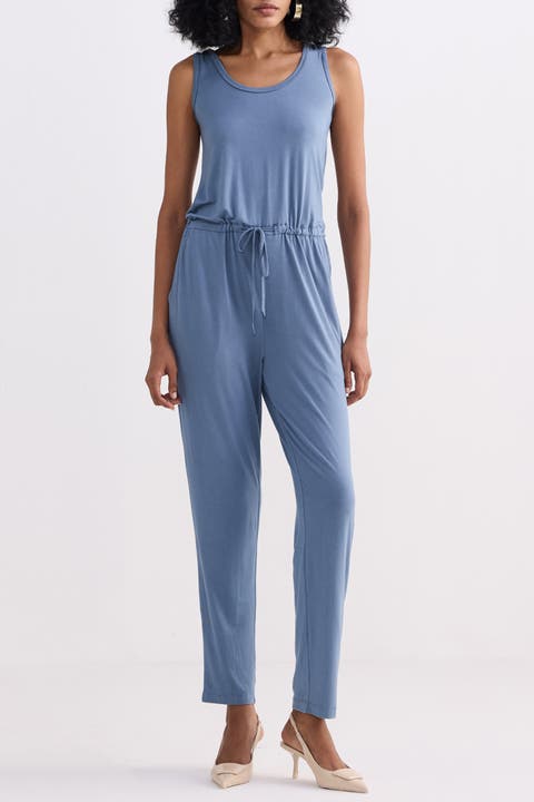 Relaxed Drawstring Jumpsuit
