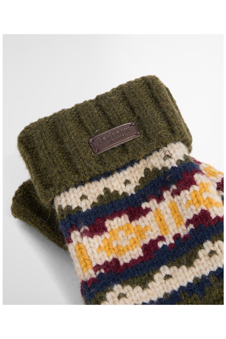 Kane Beanie & Gloves Set, Alternate, color, DK OLIVE