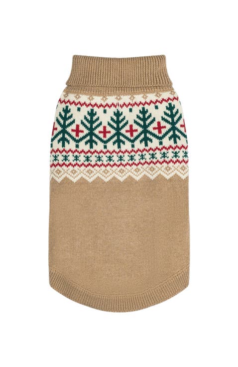 Pets' Fair Isle Dog Sweater