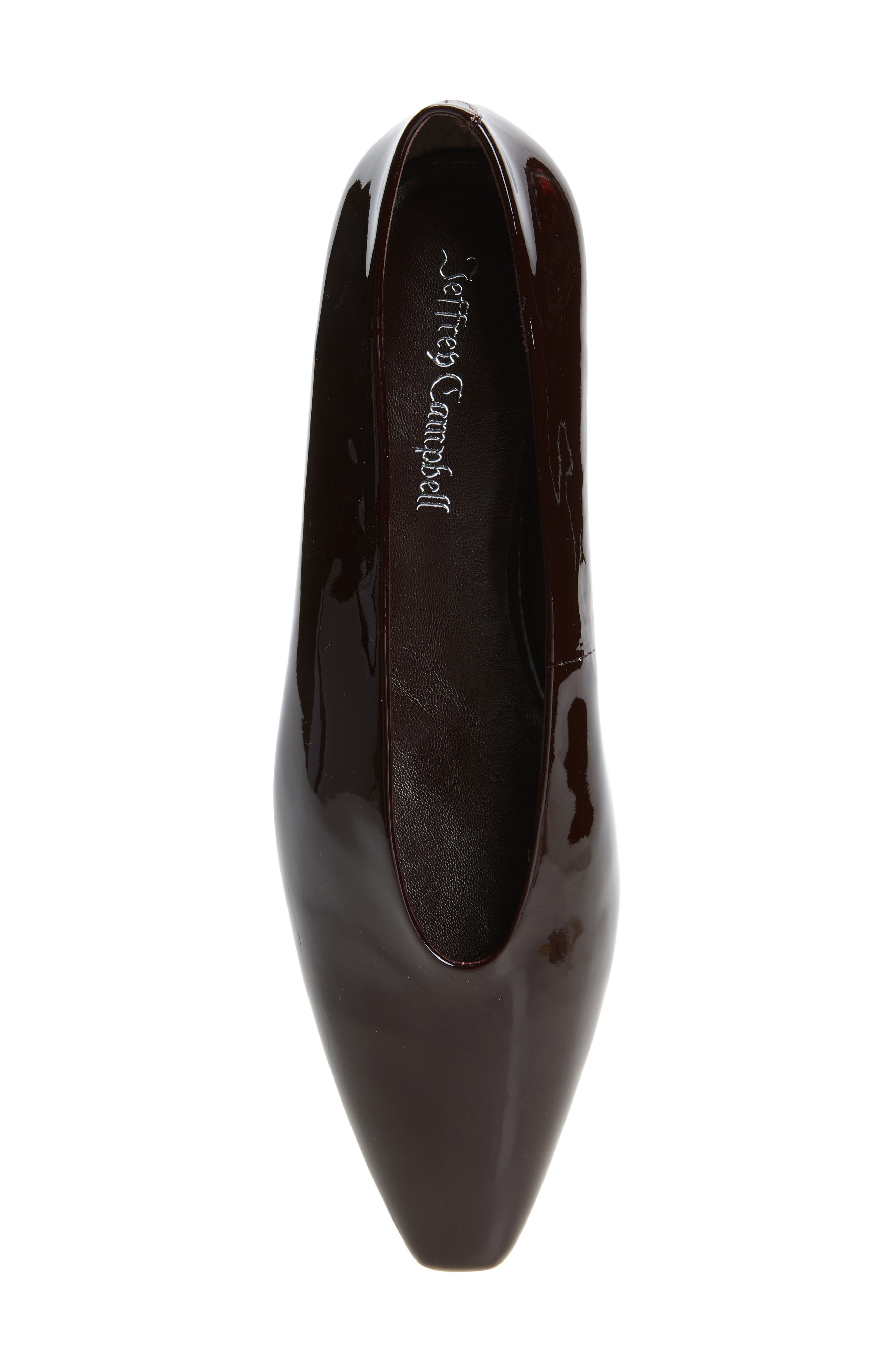 Jeffrey Campbell Hinted Pointed Toe Flat, Alternate, color, Coffee Patent