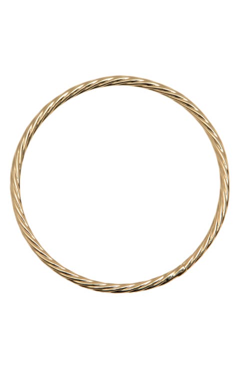 Twisted Bangle Bracelet
