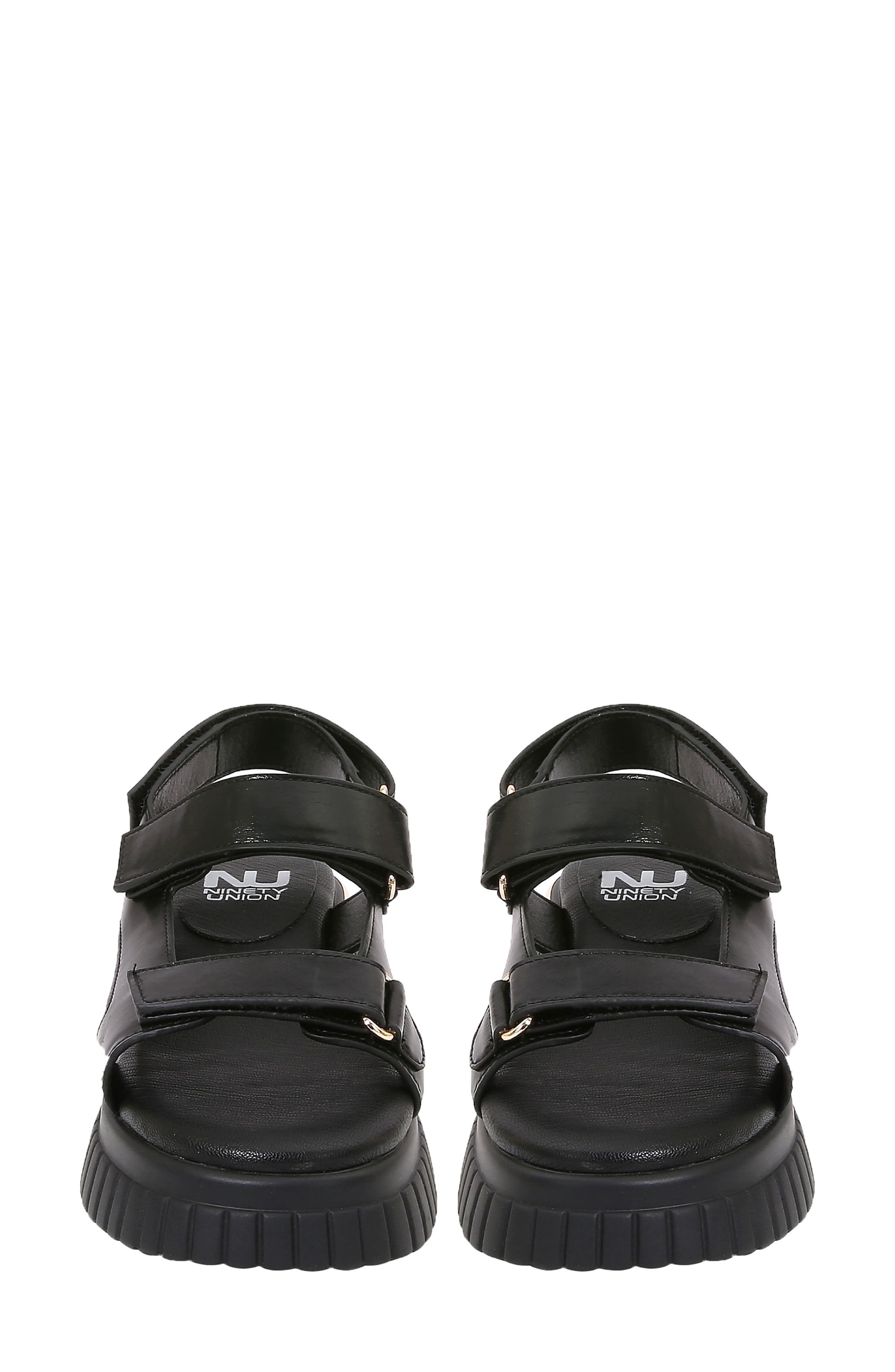 NINETY UNION Bayside Platform Sandal, Alternate, color, Black