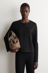 COS Minimal Jersey Cardigan