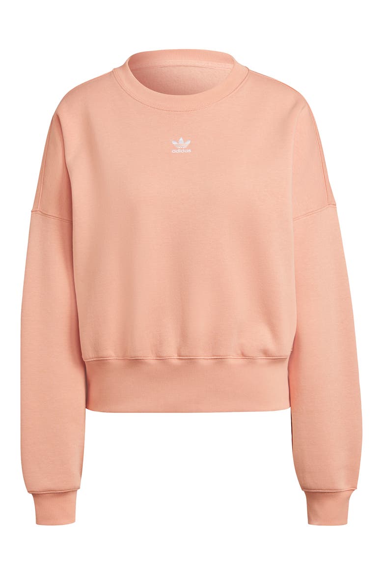 Women's Crewneck Sweatshirt, Alternate, color, AMBIENT BLUSH
