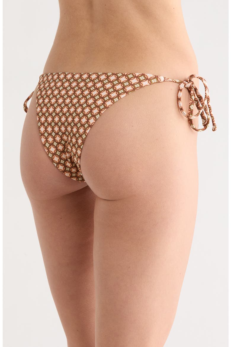 Sunning Reversible Side Tie Bikini Bottoms, Alternate, color, BROWN