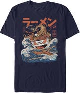 Lost Gods Men's Lost Gods Ocean Great Ramen Graphic T-Shirt