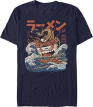 Lost Gods Men's Lost Gods Ocean Great Ramen Graphic T-Shirt