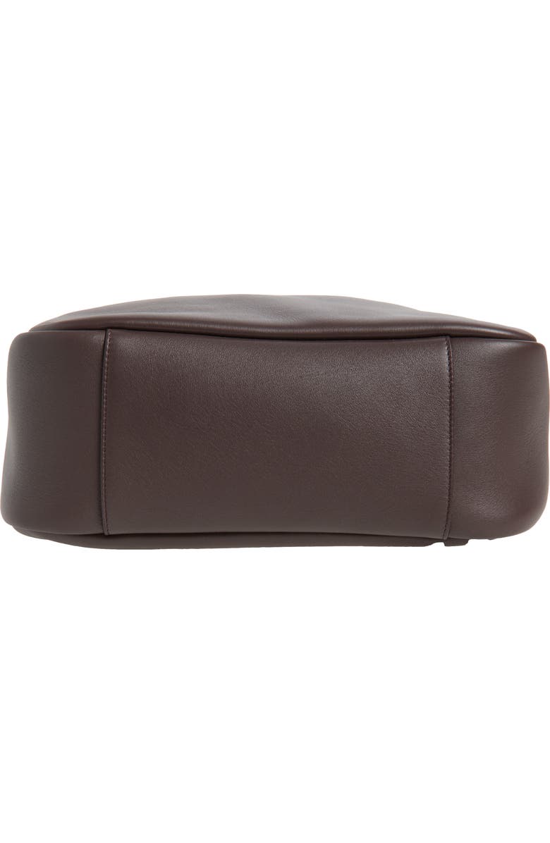 Saint Laurent Large Le 5 À 7 Leather Hobo Bag, Alternate, color, Raisin