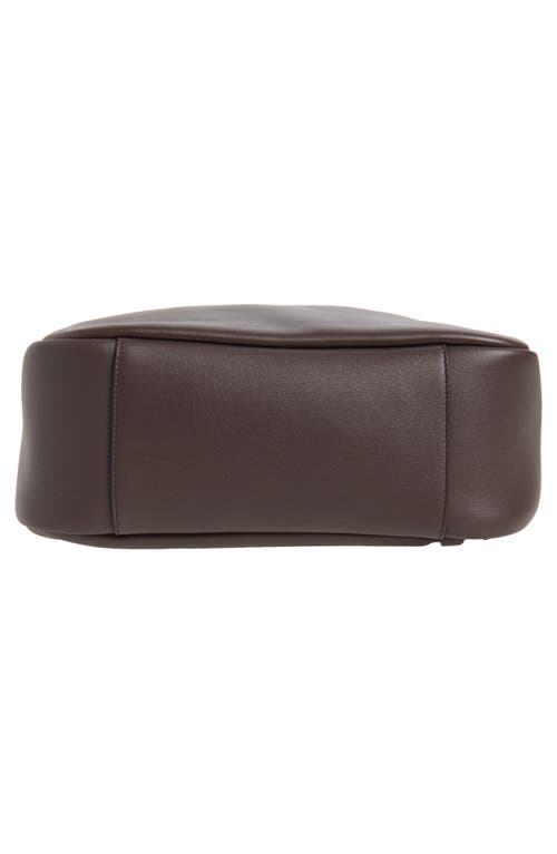 Saint Laurent Large Le 5 À 7 Leather Hobo Bag In Purple
