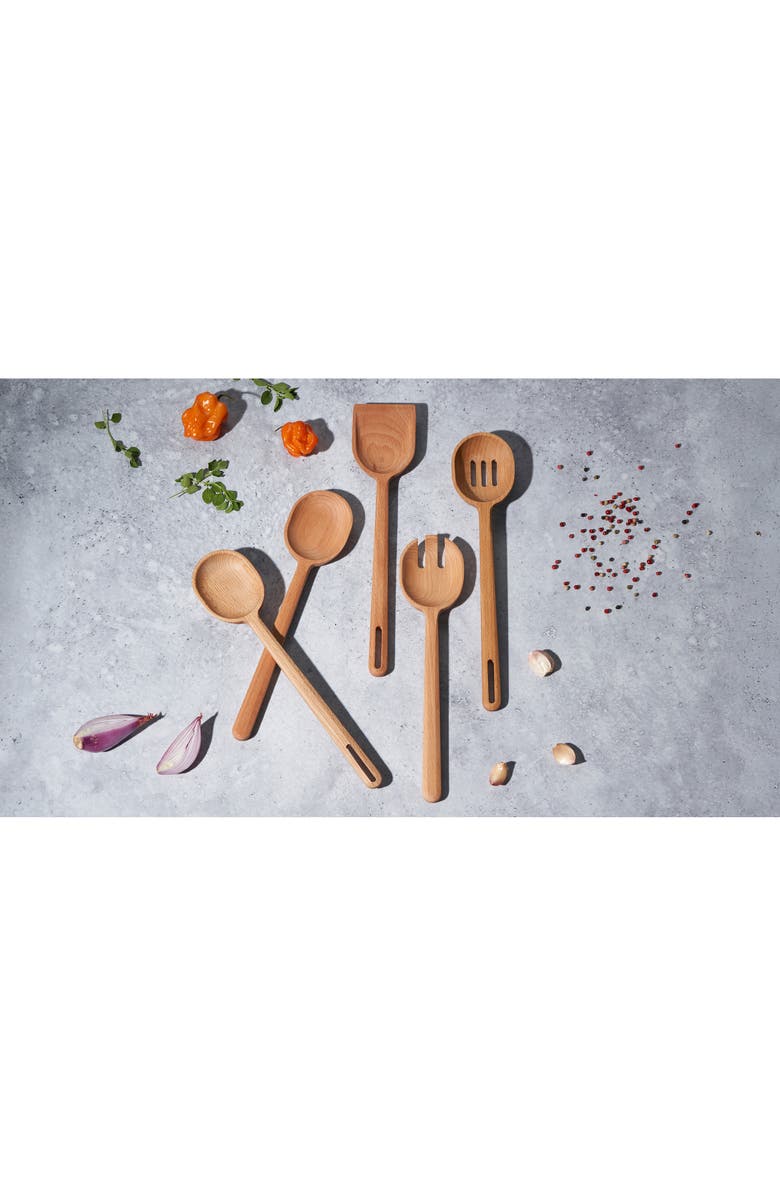 Le Creuset Signature Beech Wood Scraper Spoon, Alternate, color, 