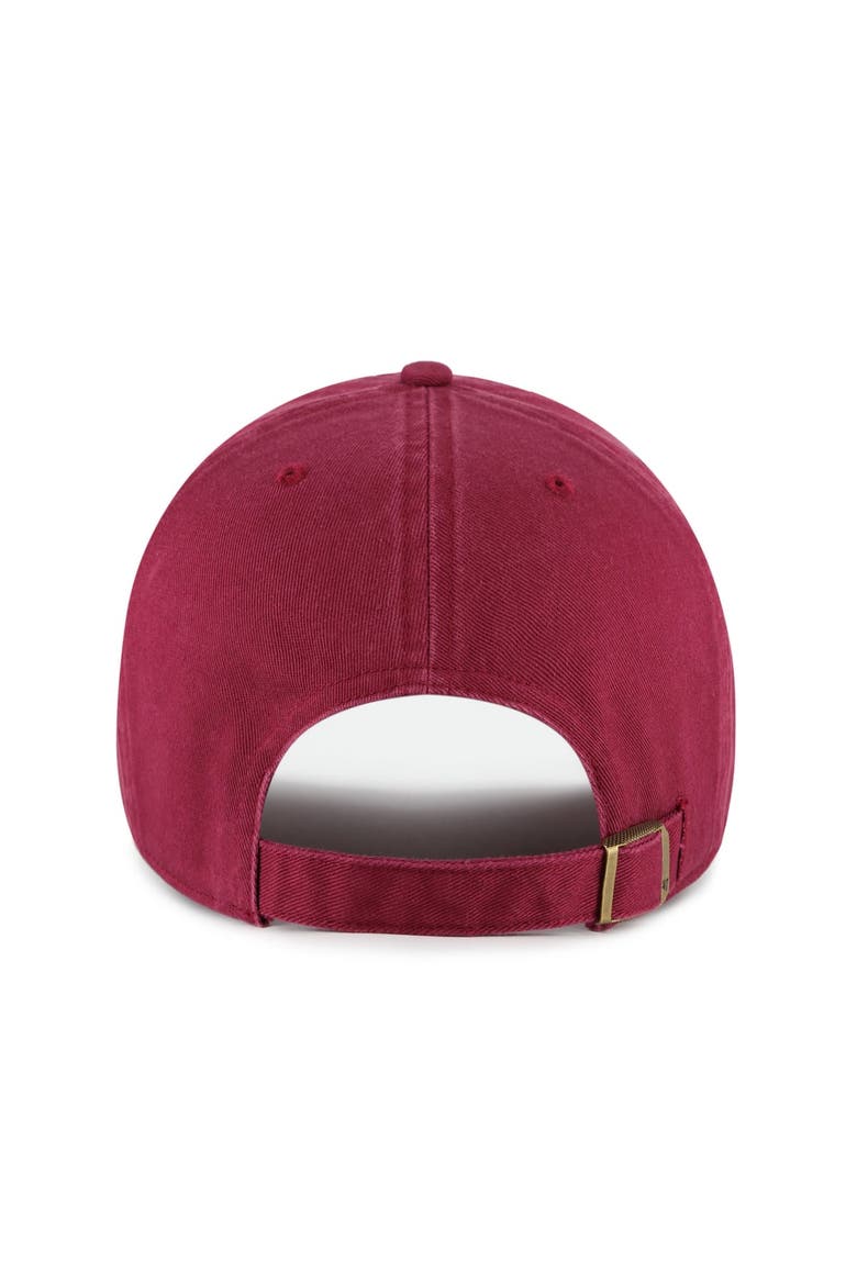 Men's '47 Burgundy Washington Commanders American Flag Clean Up Adjustable Hat, Alternate, color, Burgundy