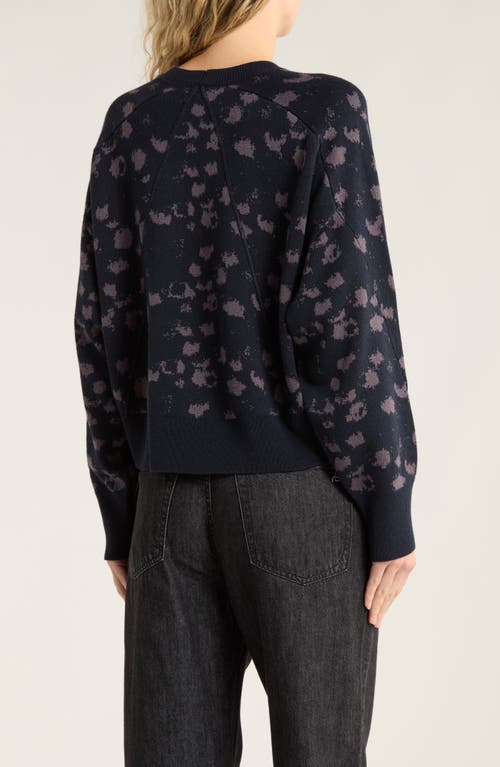 Rag & Bone Lysa Jacquard Crop Sweater In Multi