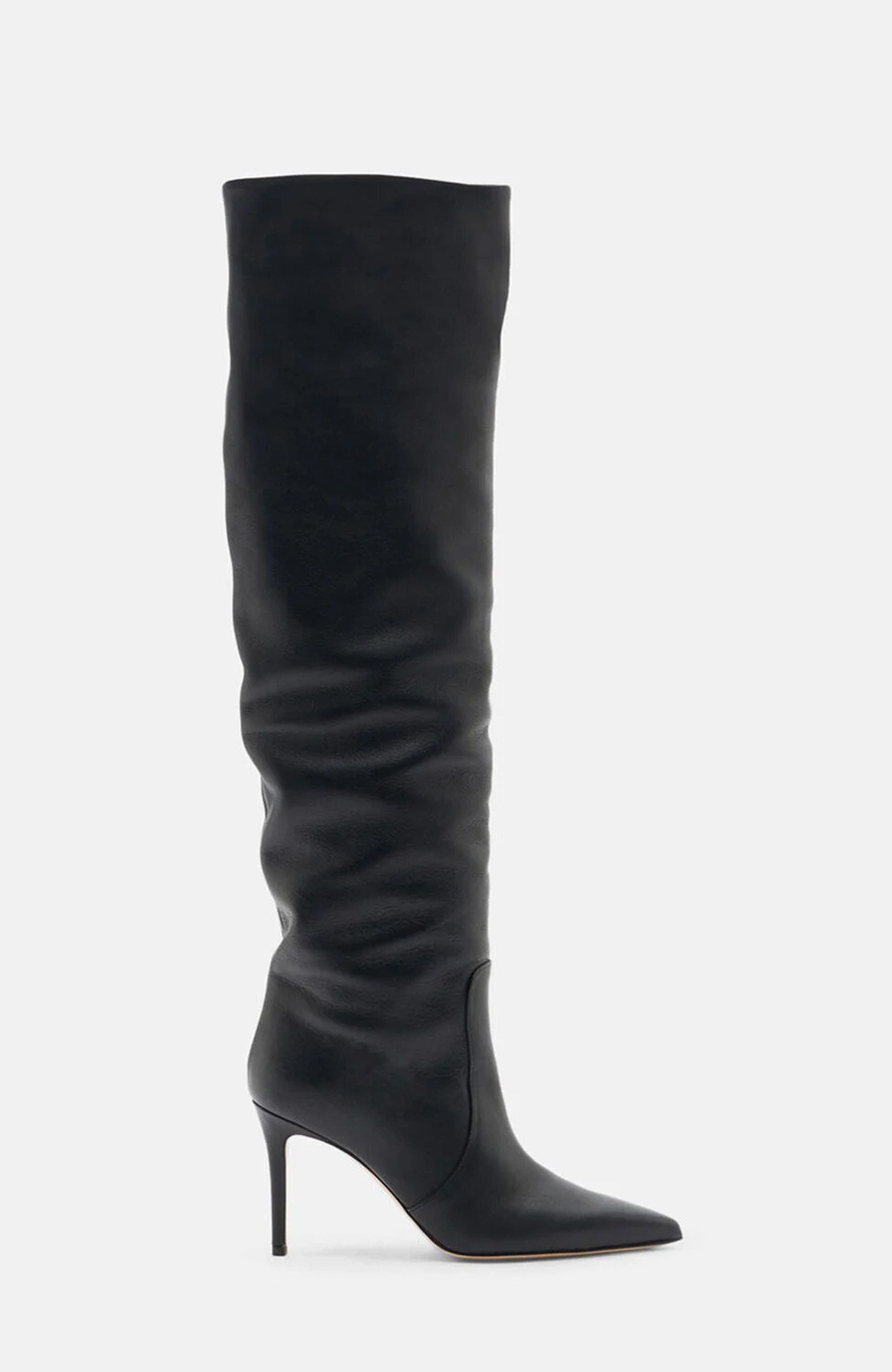 Carra Boots, Alternate, color, Black - Calf