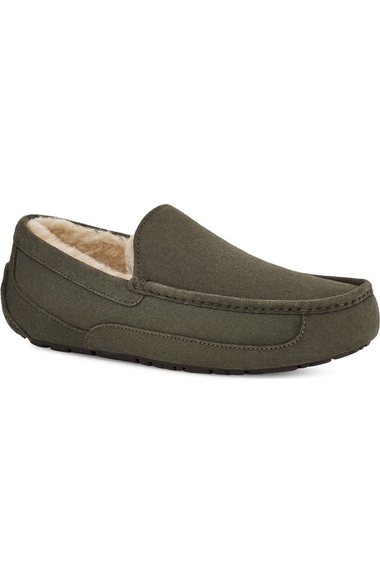UGG<sup>®</sup> Ascot Loafer Slipper, Main, color, Forest Night