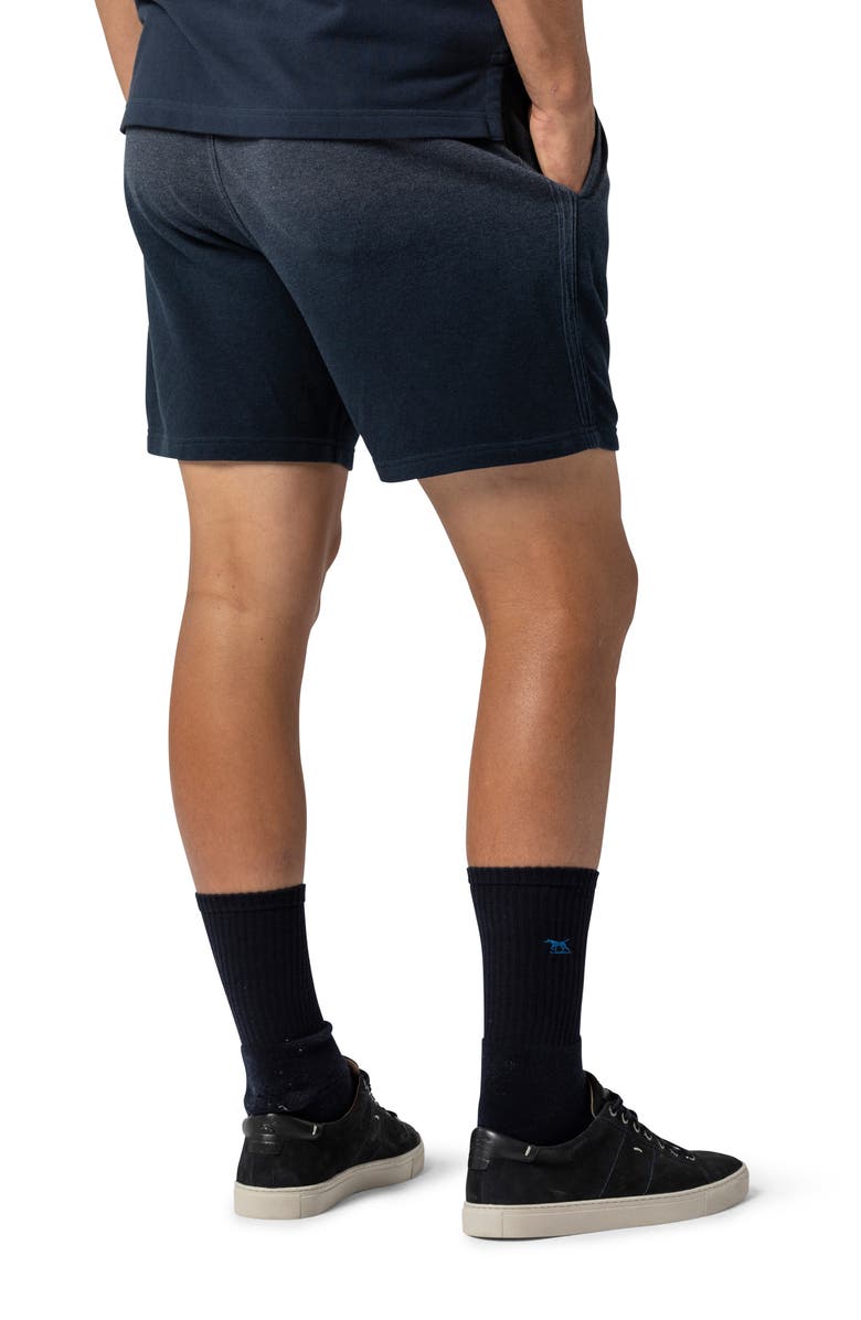 Rodd & Gunn Alto Dip Dye Piqué Cotton Shorts, Alternate, color, Deep Ocean