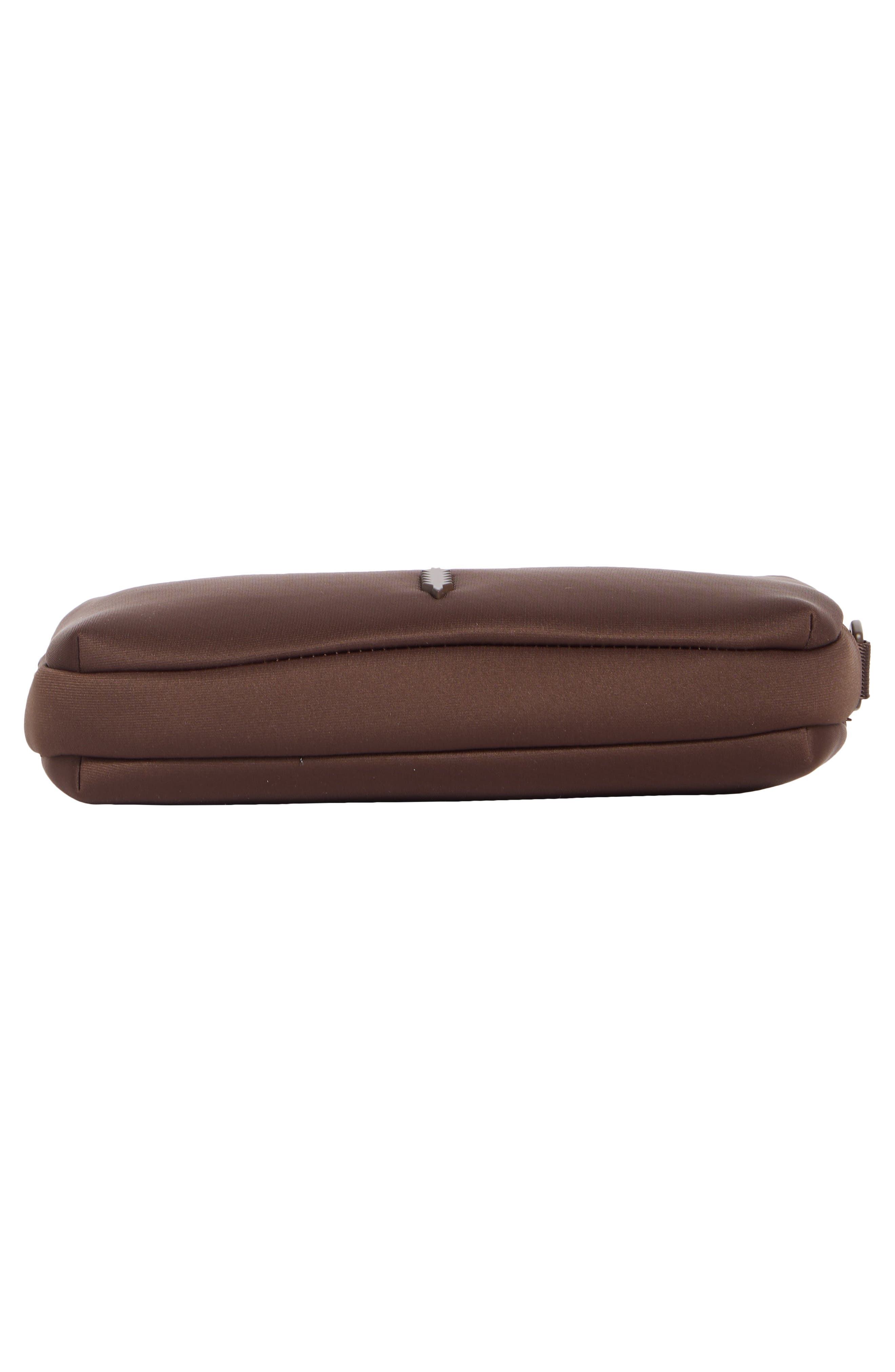 Ella Phone Zip Crossbody Bag, Alternate, color, DARK CHOCOLATE