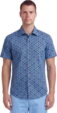 Lords of Harlech Tribal Mens Printed Button Up Shirt