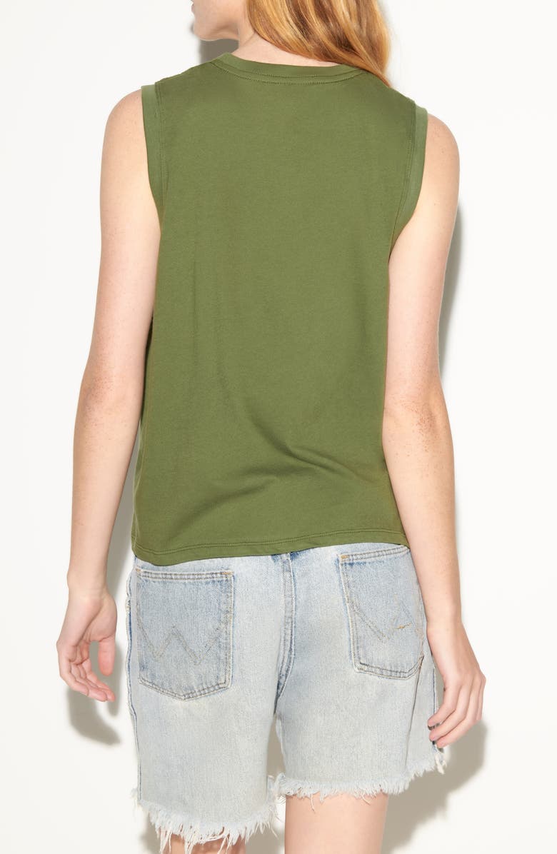 Spiritual Gangster Sea Peace Bowery Tank, Alternate, color, Dark Palm