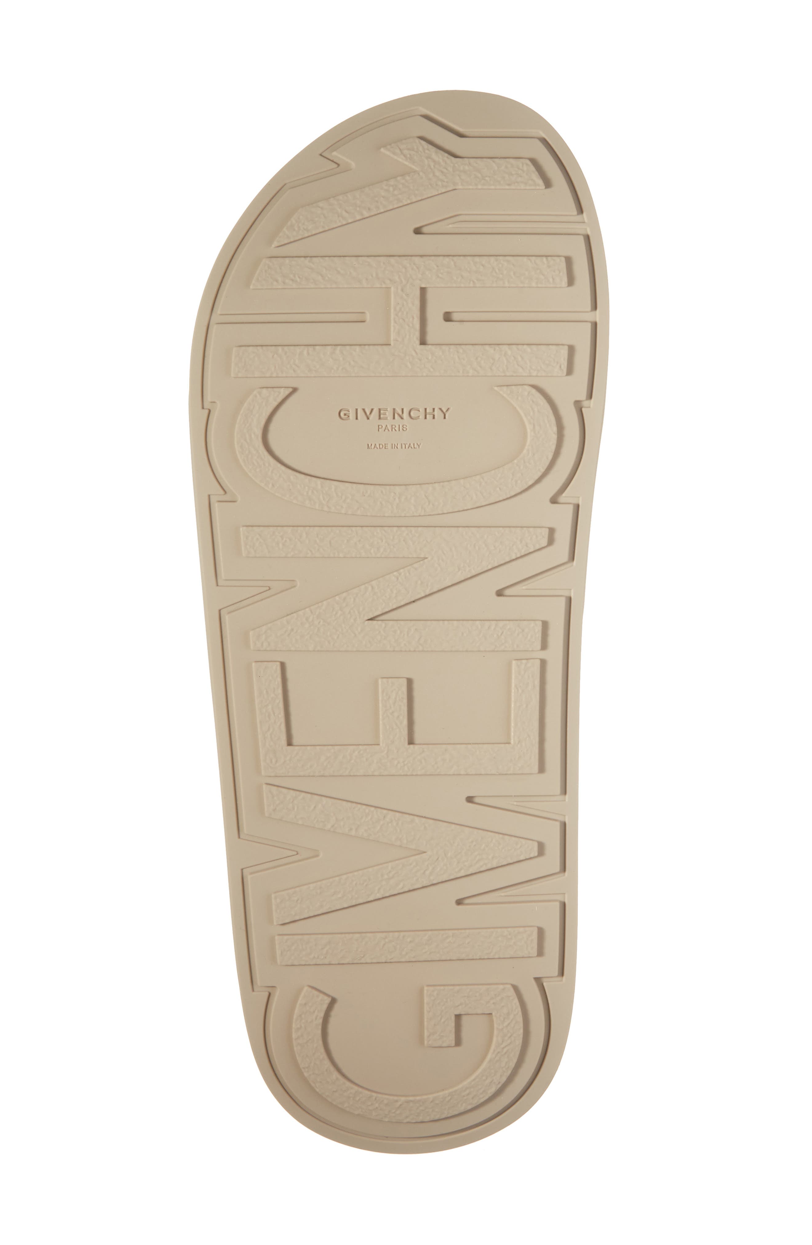Givenchy Label Molded Slide Sandal, Alternate, color, 