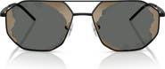 Emporio Armani 58mm Aviator Sunglasses
