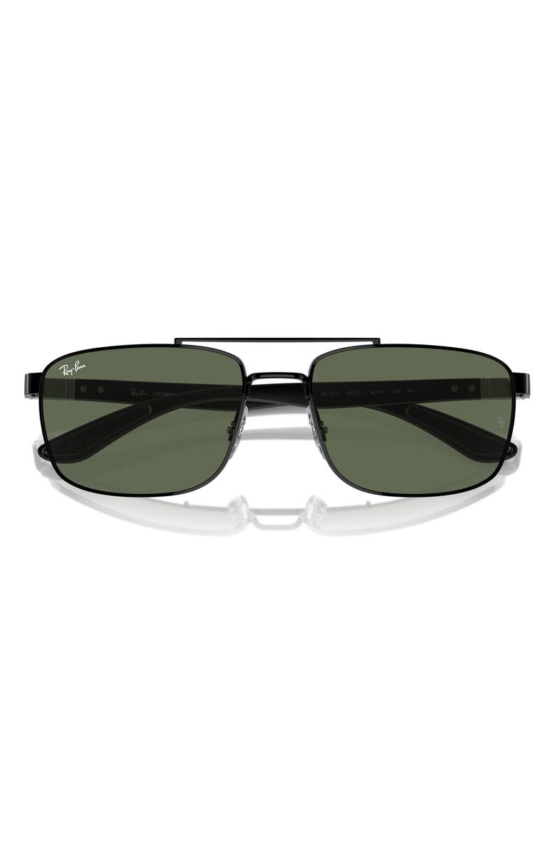 Ray-Ban 60mm Rectangular Sunglasses, Alternate, color,