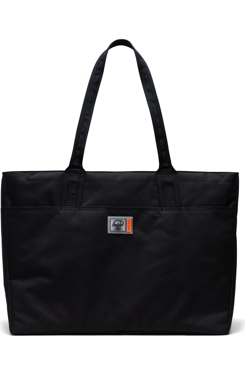 Herschel Supply Co. Alexander Insulated Recycled Polyester Zip Tote and Bottle Holder, Alternate, color,