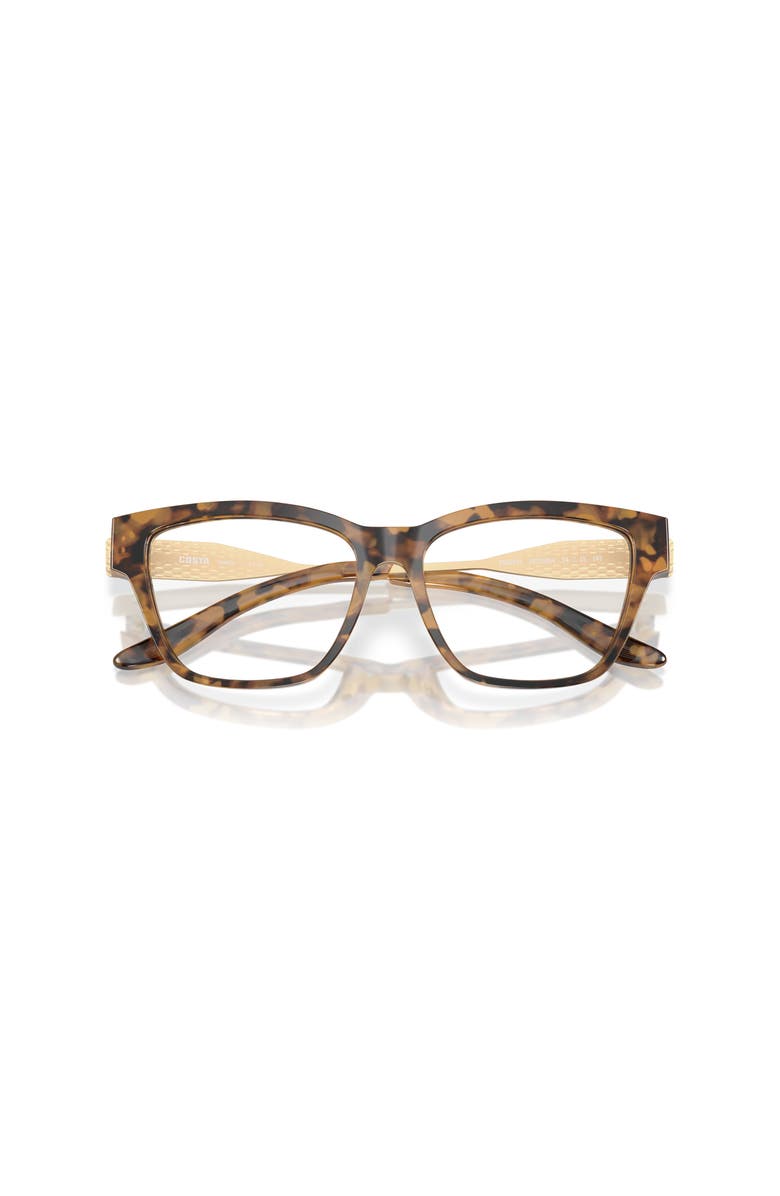 Costa 52mm Cat Eye optical glasses, Alternate, color, Tortoise